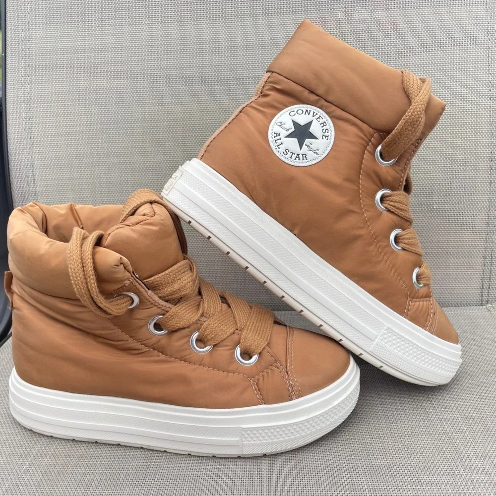 Converse Chuck Taylor All Star Move Platform Puffer Boots A17641C Mens 6 W 7.5